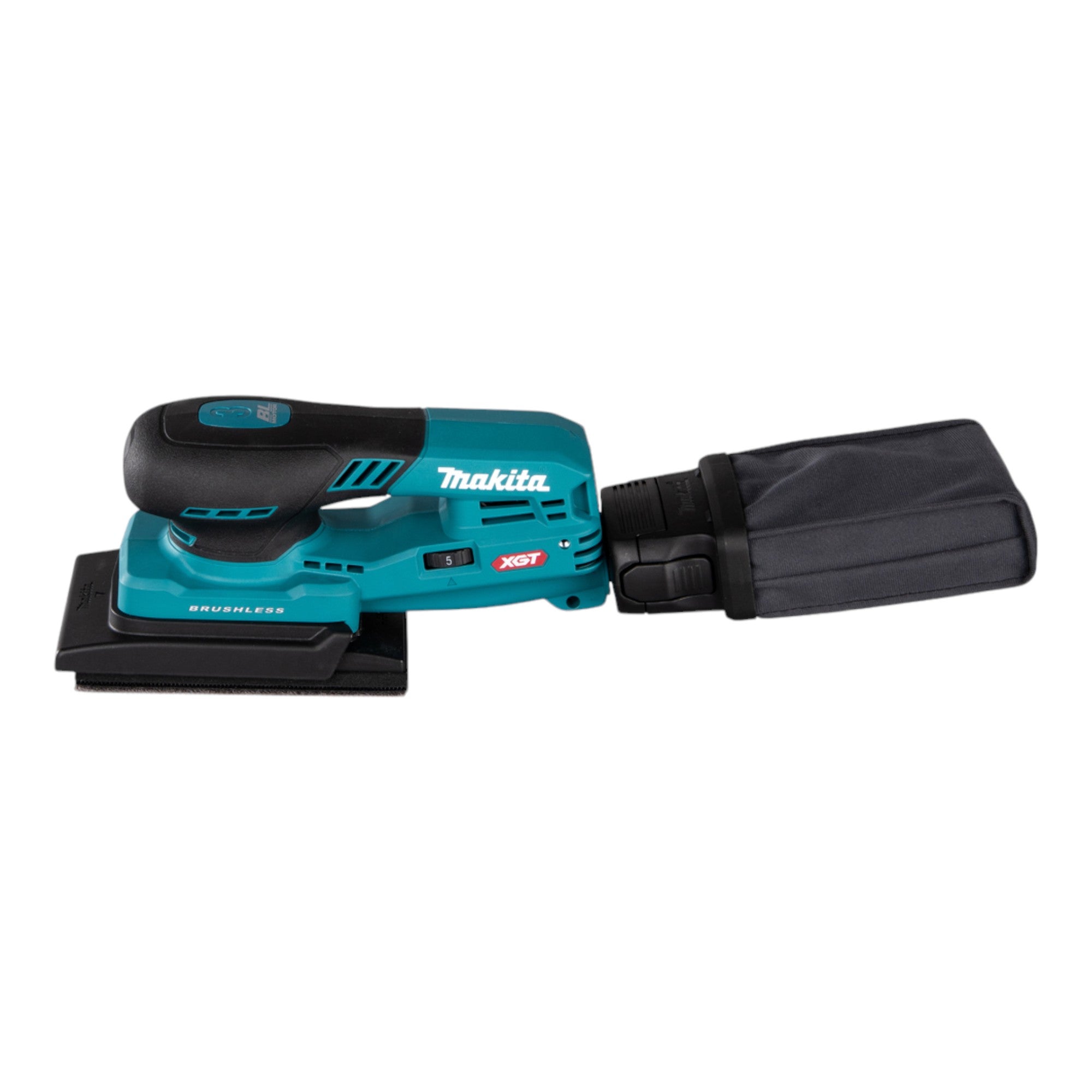 Makita BO 005 CGU1 Akku Schwingschleifer 40 V max 80 x 130 mm 3 0 mm Hub Brushless 1x Akku 4 0 Ah ohne Ladegeraet 1 - toolbrothers