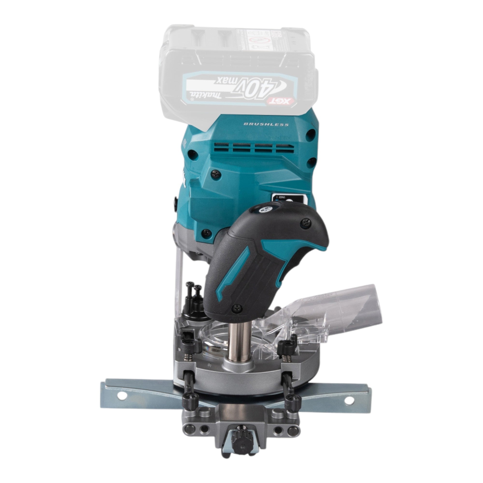 Makita RP 001 GU101 Akku Oberfraese 40 V max 12 mm Brushless 1x Akku 4 0 Ah Ladegeraet 1 - toolbrothers