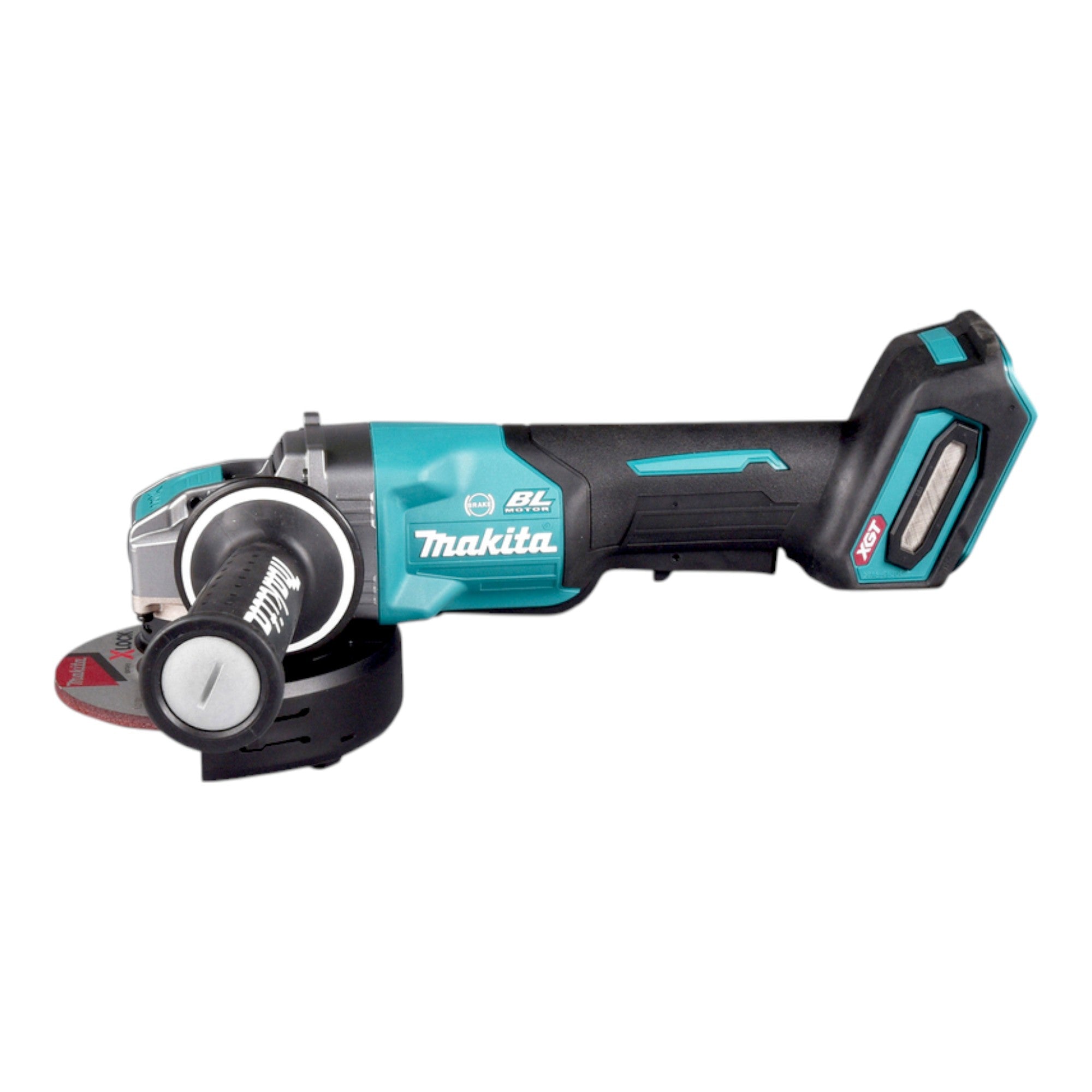 Makita GA 047 GU201 Akku Winkelschleifer 40 V max 125 mm X LOCK Brushless 2x Akku 4 0 Ah Ladegeraet 1 - toolbrothers