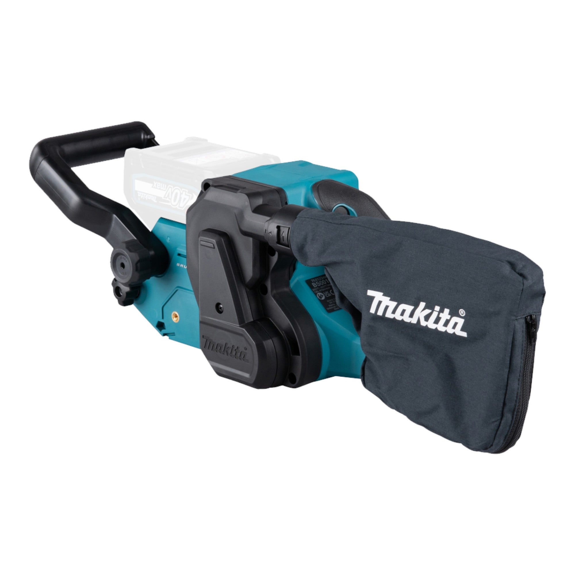 Makita BS 001 GU101 Akku Bandschleifer 40 V max 76 x 533 mm Brushless 1x Akku 4 0 Ah Ladegeraet 2 - toolbrothers