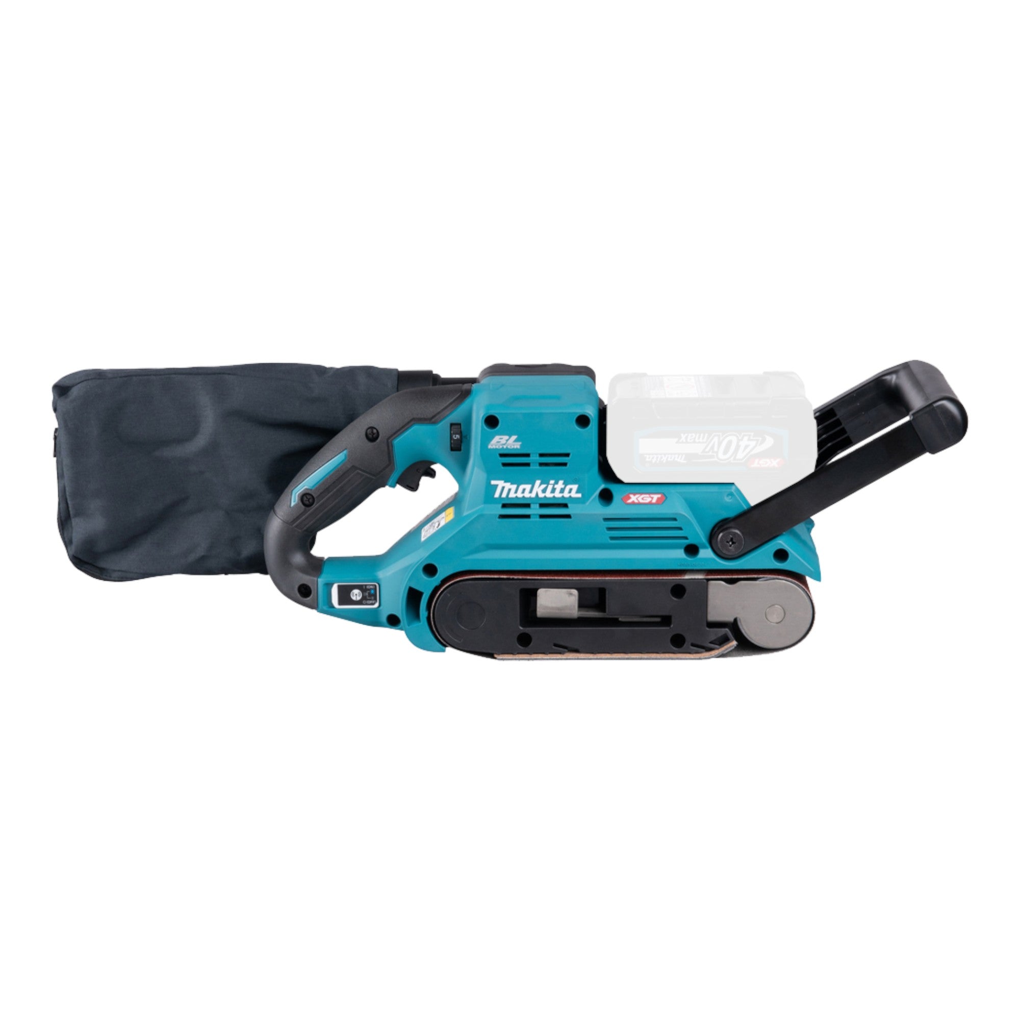 Makita BS 001 GU101 Akku Bandschleifer 40 V max 76 x 533 mm Brushless 1x Akku 4 0 Ah Ladegeraet 4 - toolbrothers