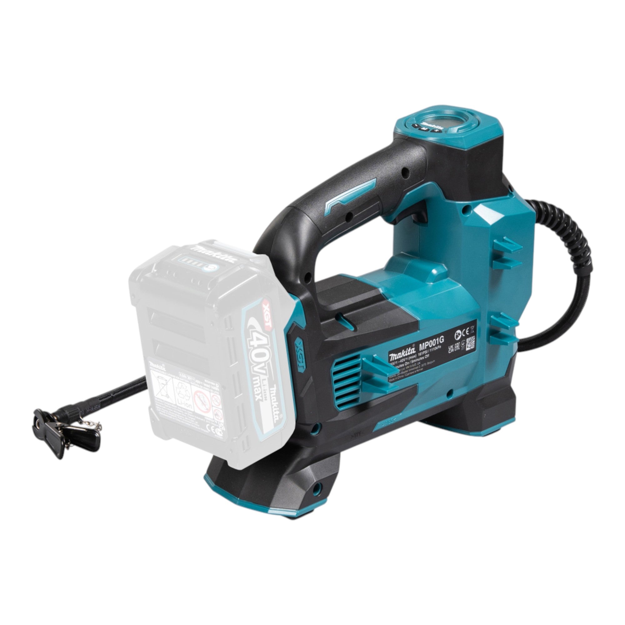 Makita MP 001 GU201 Akku Kompressor 40 V max 11 1 bar 2x Akku 4 0 Ah Ladegeraet 2 - toolbrothers