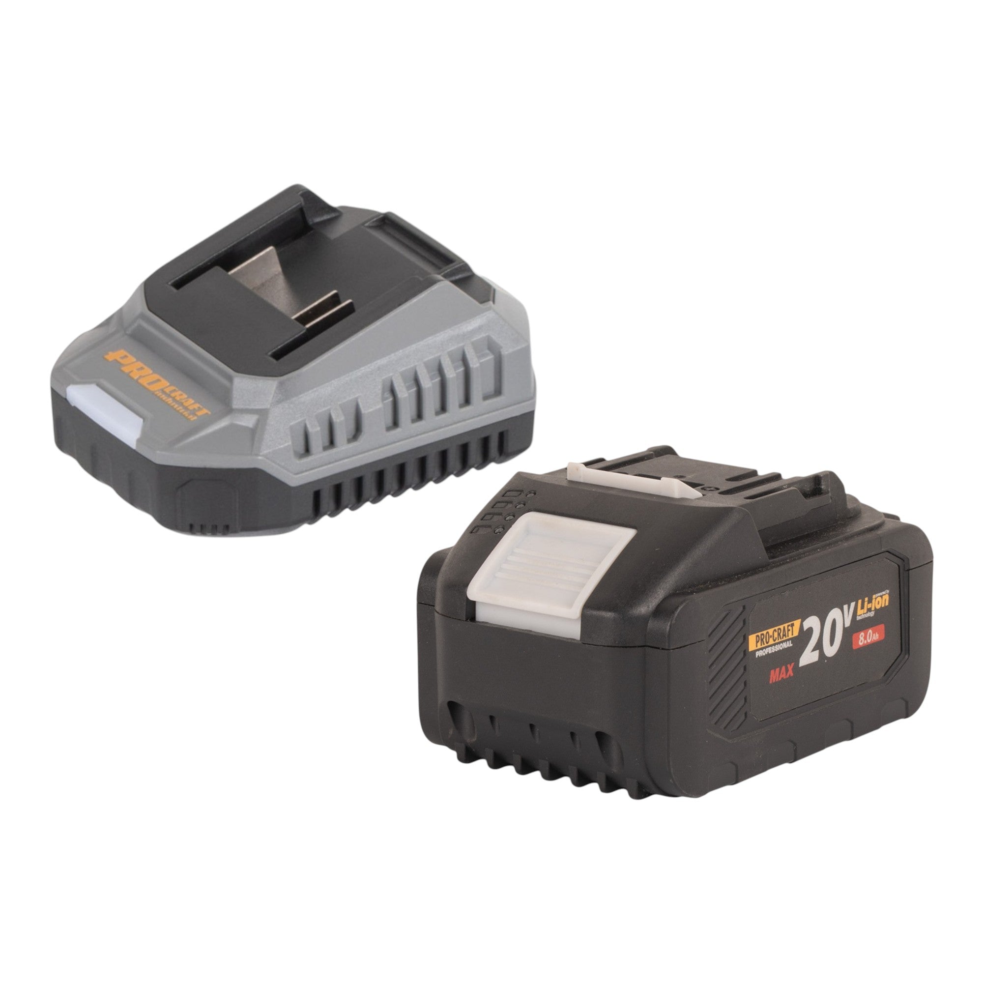 Procraft Industrial HD20B BB C Akku Kombihammer 20 V 5 J SDS plus Brushless 1x Akku 8 0 Ah Ladegeraet Koffer 2 - toolbrothers
