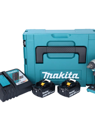 Makita DTW 181 RMJ Akku Schlagschrauber 18 V 210 Nm 1/2" Brushless + 2x Akku 4,0 Ah + Ladegerät + Makpac - Toolbrothers