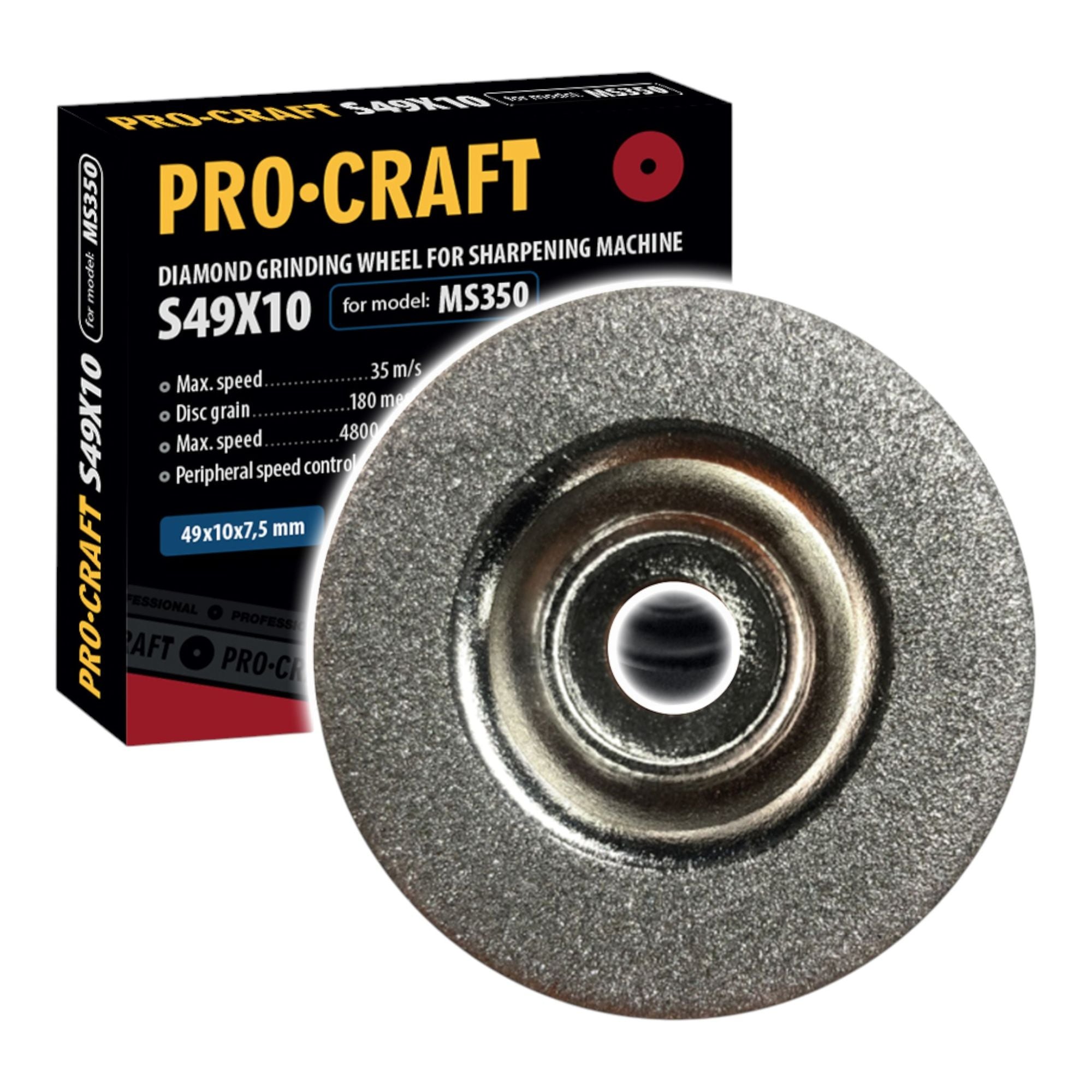Procraft S49X10 Diamantscheibe 49 x 10 x 7 5 mm fuer Universal Schaerfer MS350 0 - toolbrothers