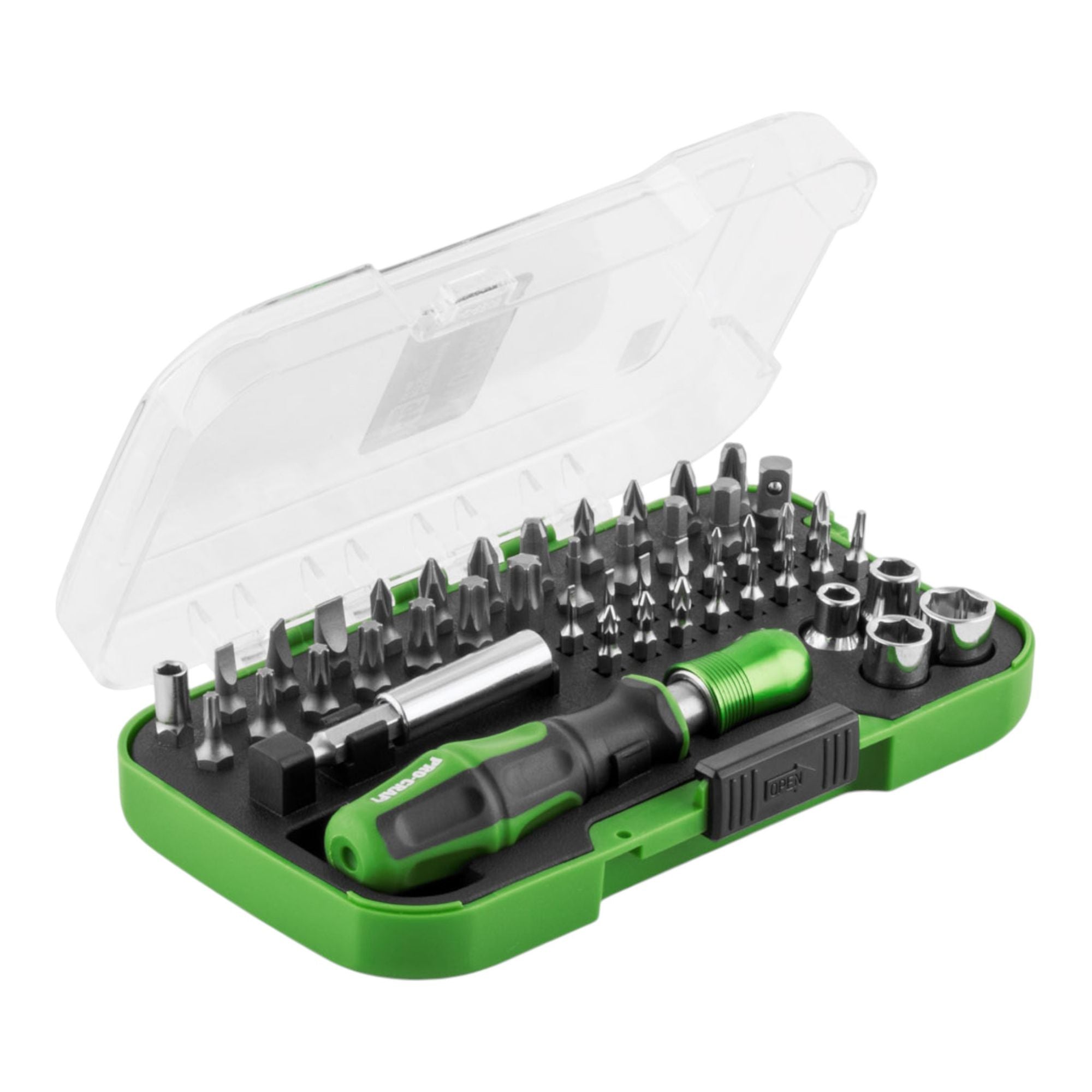 Procraft SS 46 Bit Set 46 tlg 25 28 mm Phillips Pozidriv Torx Hex Schlitz 1 - toolbrothers