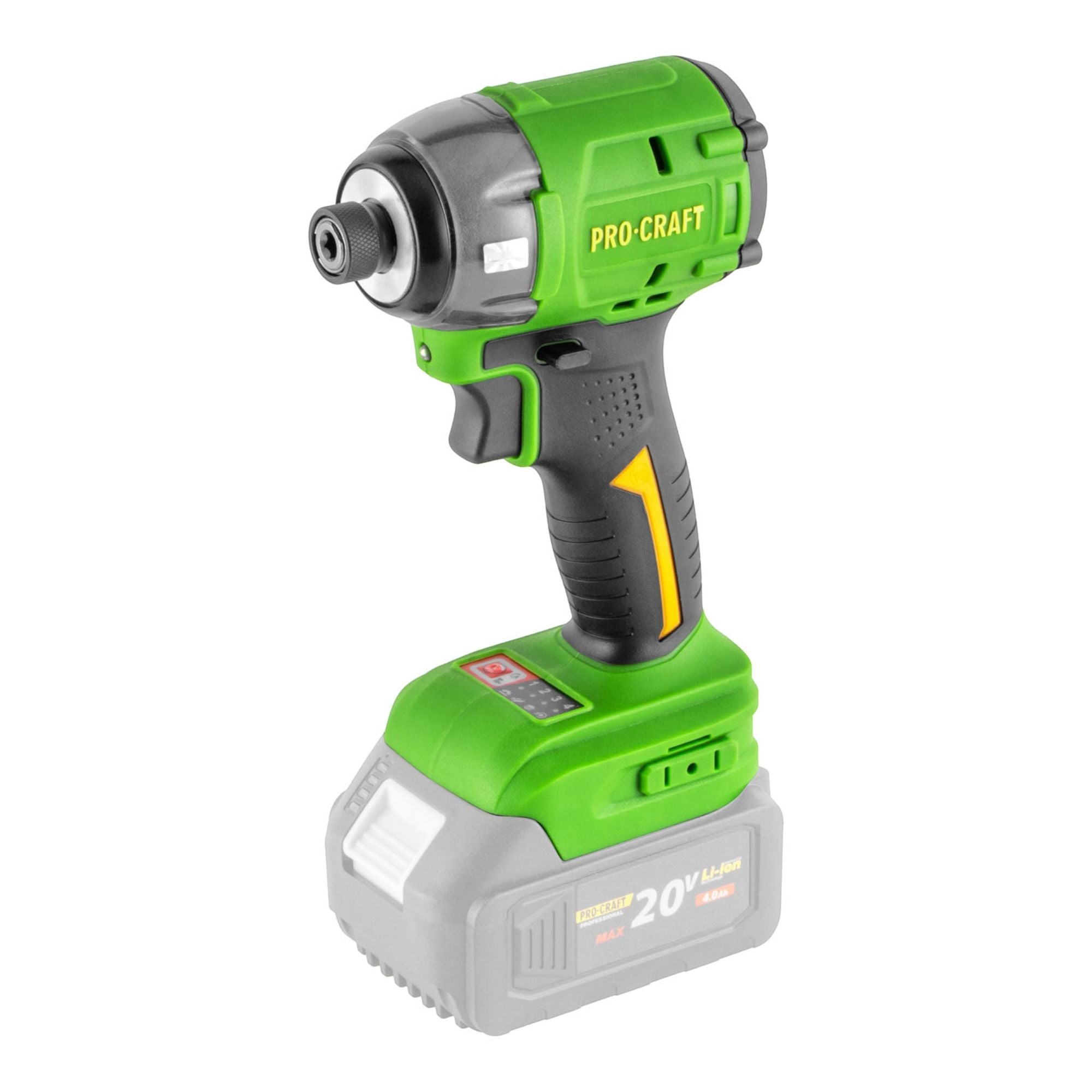 Procraft PS22bb Akku Schlagschrauber 20 V 230 Nm 1 4 Brushless 2x Akku 4 0 Ah Ladegeraet 1 - toolbrothers