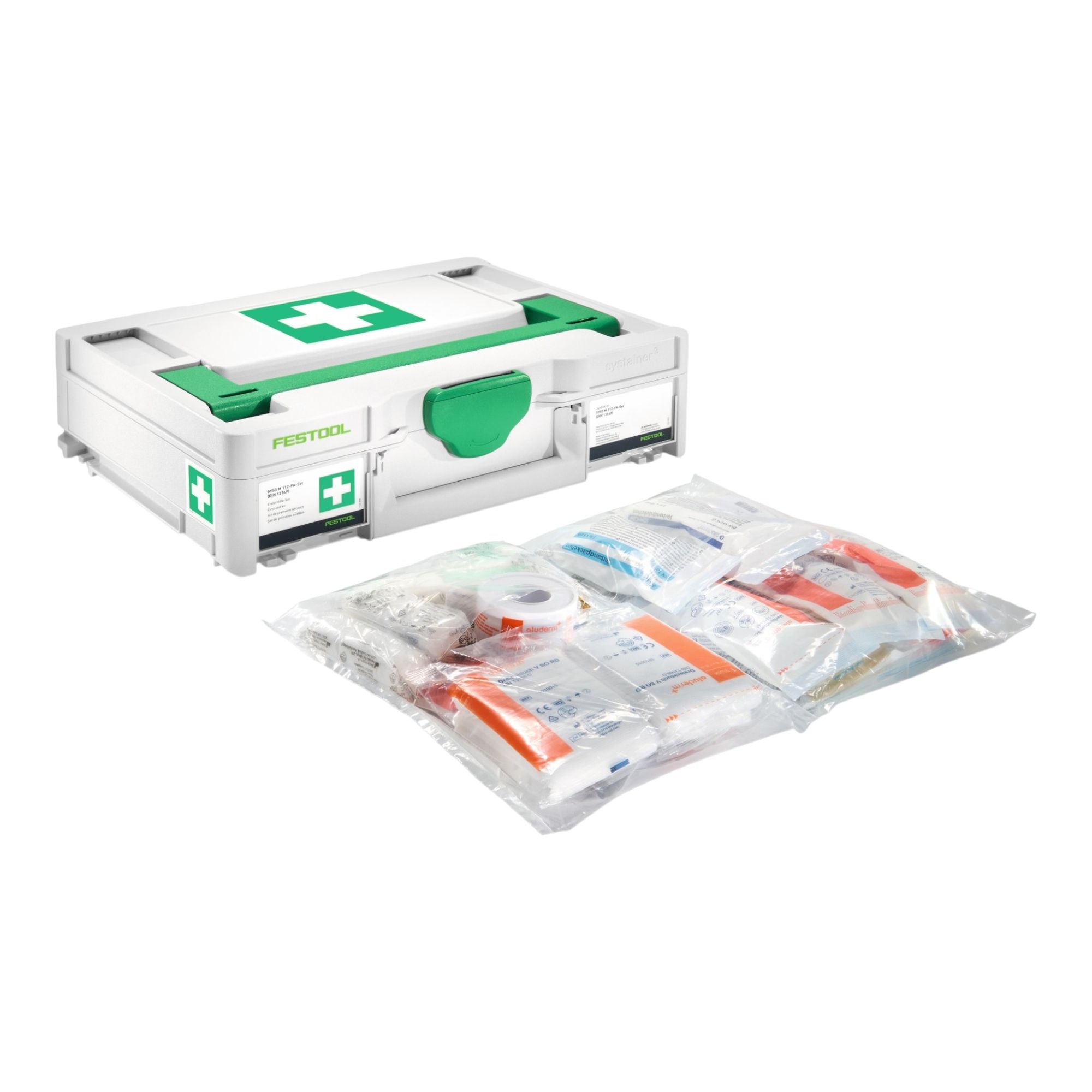 Festool SYS3 M 112 FA Set Erste Hilfe Set im Systainer 579327  0 - toolbrothers