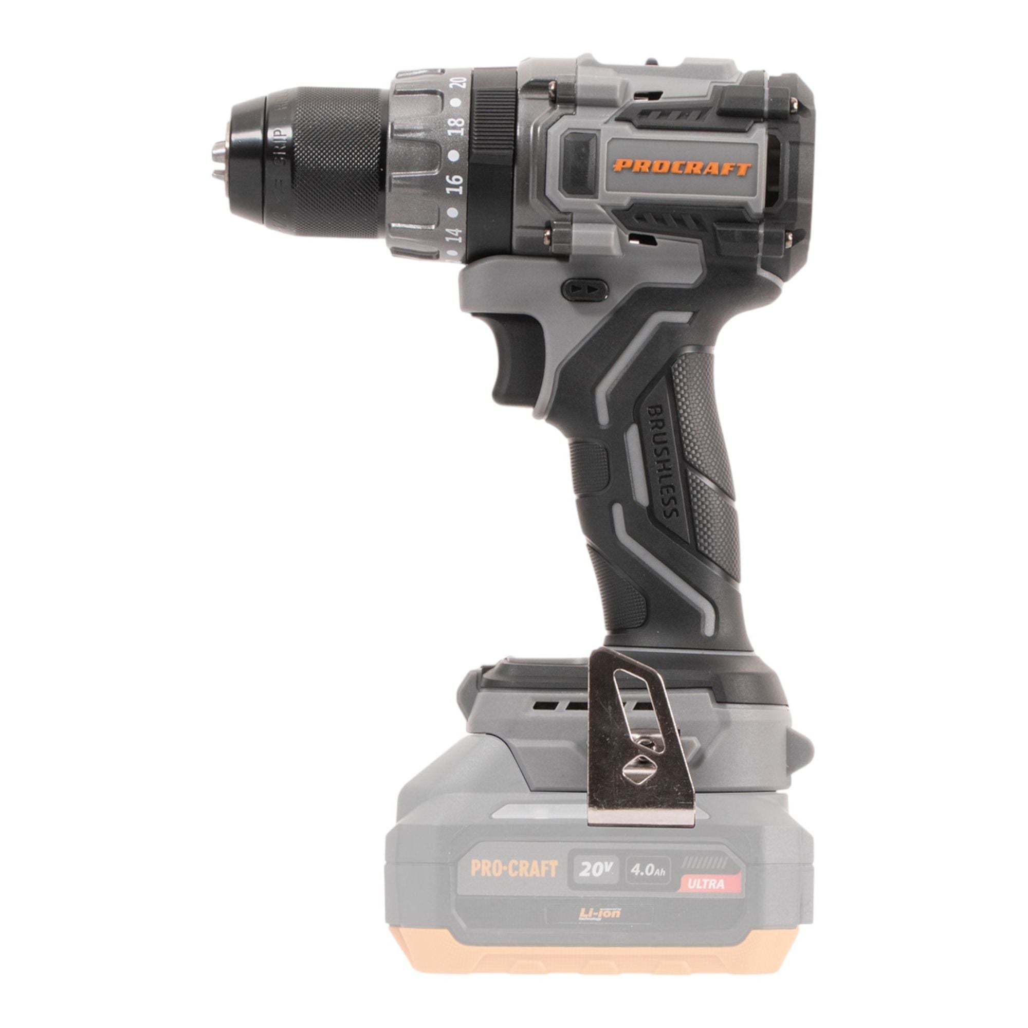 Procraft Industrial CD20Abb Akku Schlagbohrschrauber 20 V 85 Nm 1x Akku 4 0 Ah Ladegeraet 2 - toolbrothers