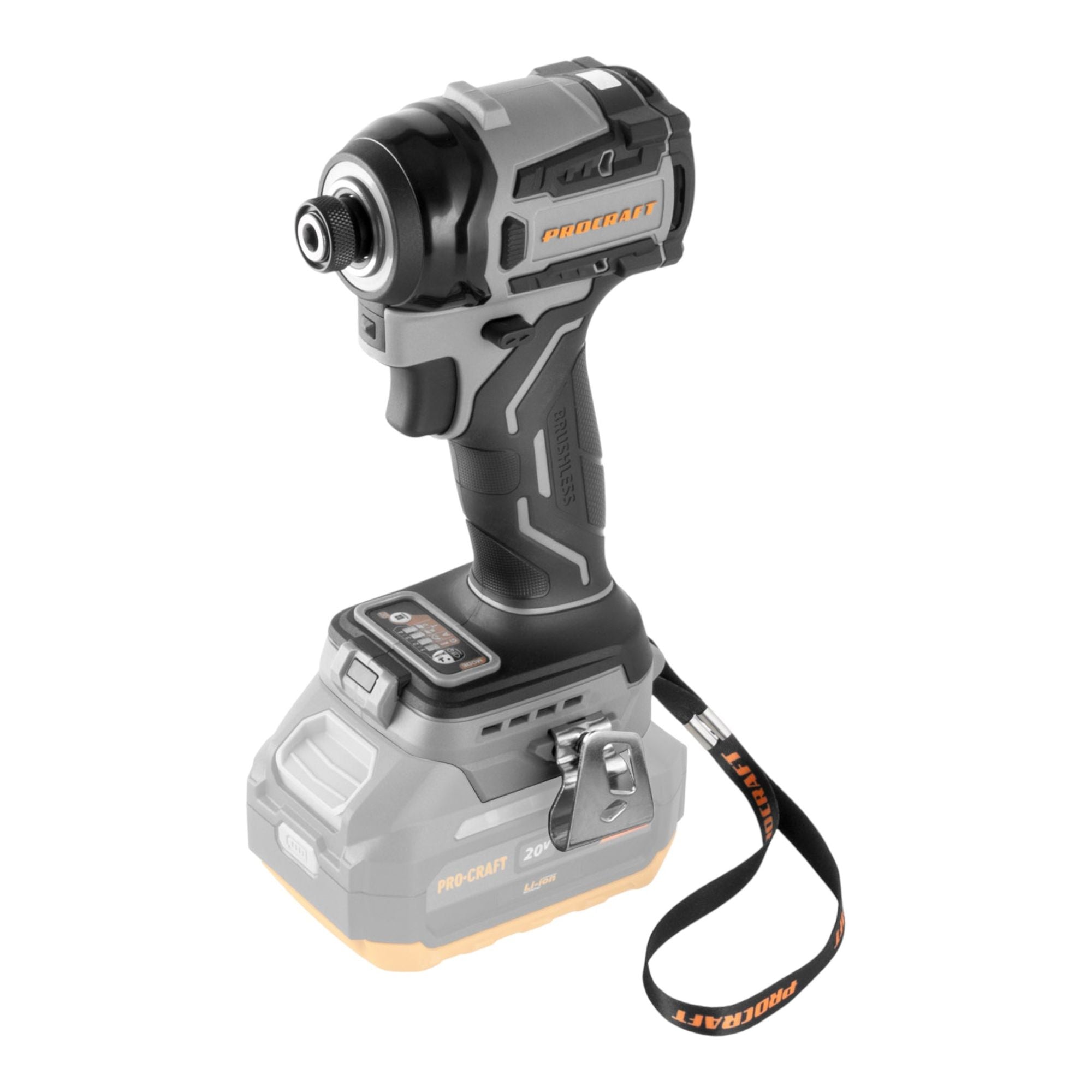 Procraft Industrial ID20Abb Akku Schlagschrauber 20 V 180 Nm 1 4 2x Akku 4 0 Ah Ladegeraet 1 - toolbrothers