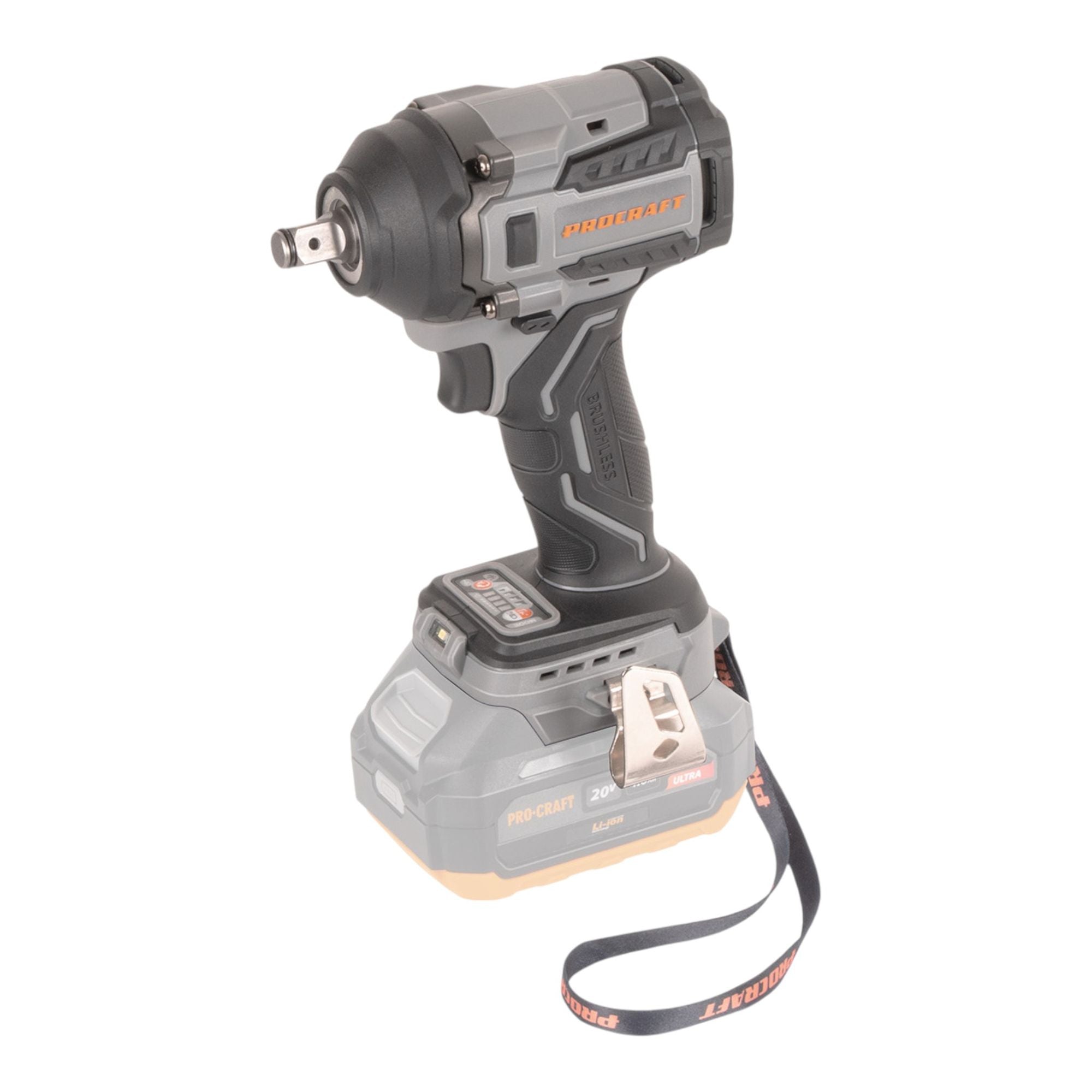 Procraft Industrial IW550Abb Akku Schlagschrauber 20 V 550 Nm 1 2 1x Akku 4 0 Ah Ladegeraet 1 - toolbrothers