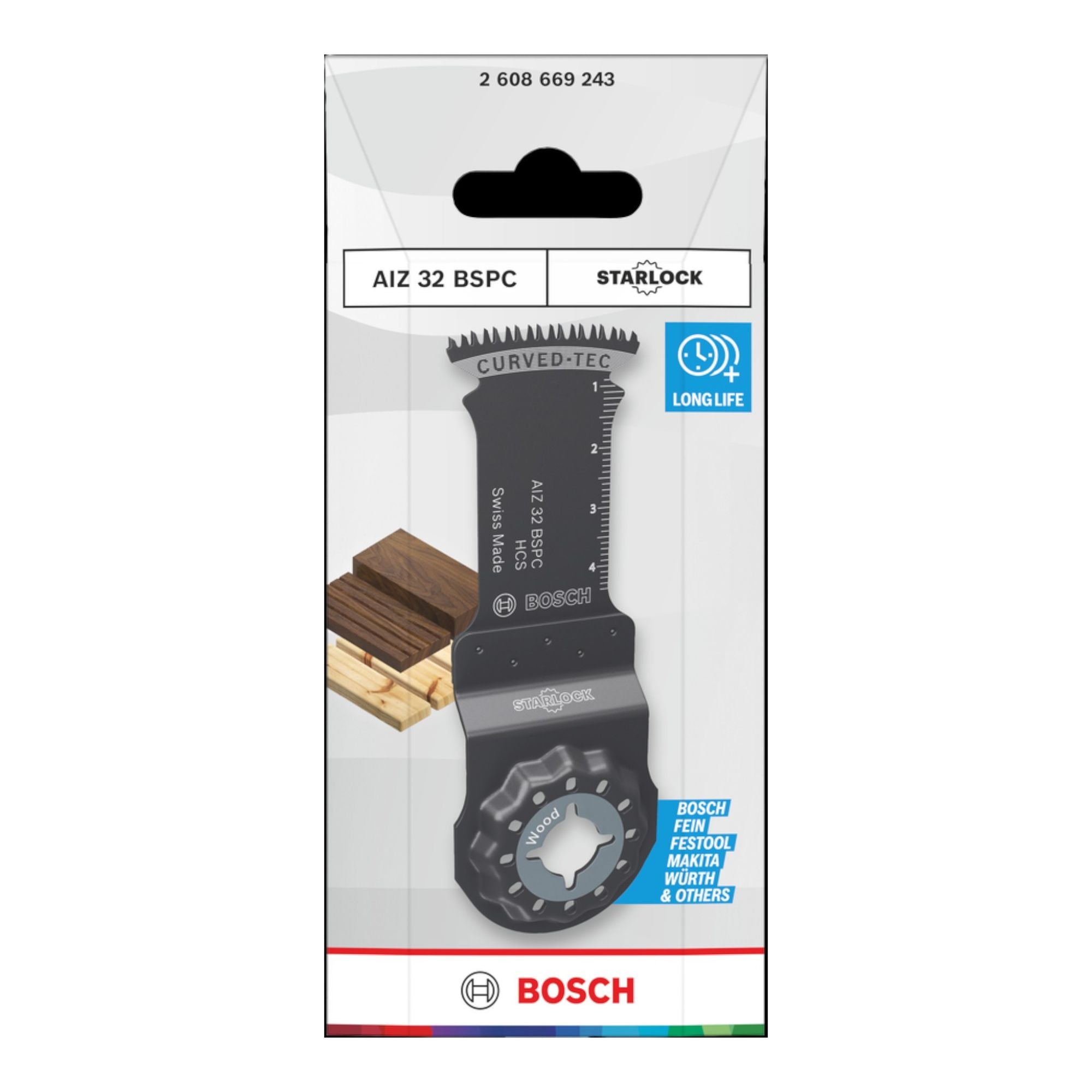 Bosch AIZ 32 BSPC Tauchsaegeblatt Starlock 32 x 50 mm 1 Stk 2608669243  1 - toolbrothers