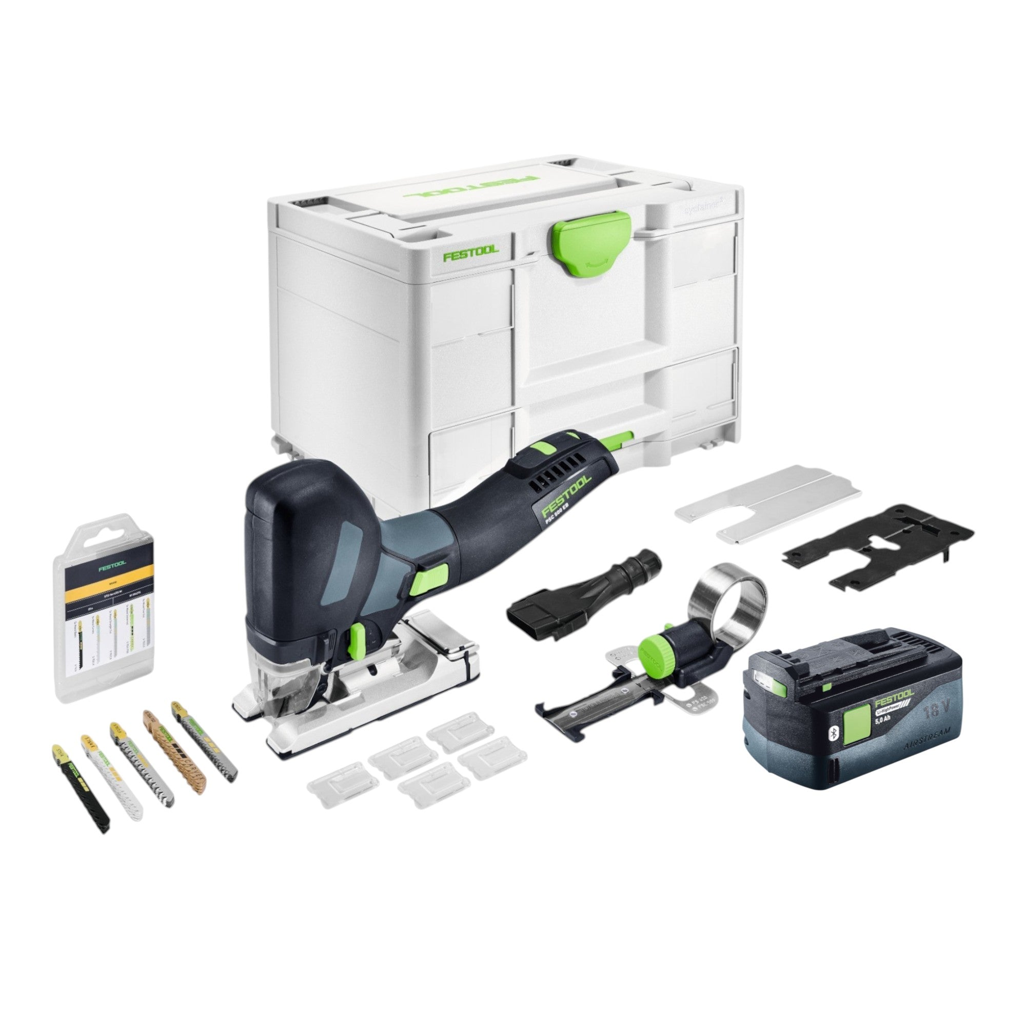 Festool PSC 500 EB Basic Set Akku Pendelstichsaege 18 V 120 mm 1x Akku 5 0 Ah Systainer ohne Ladegeraet 0 - toolbrothers