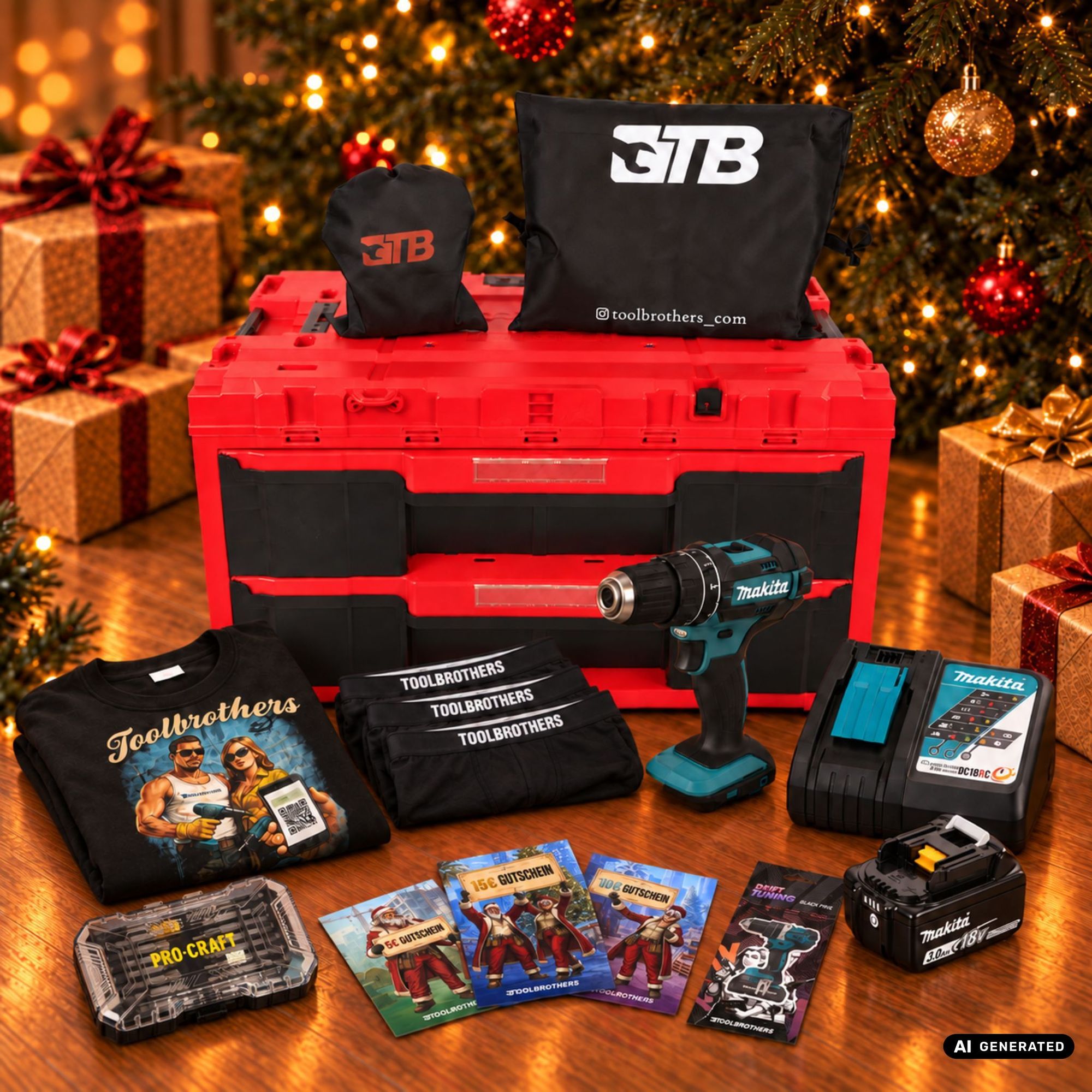 Toolbrothers Powertools Kalender 2026 Makita DHP482Z Edition Gr S 0 - toolbrothers