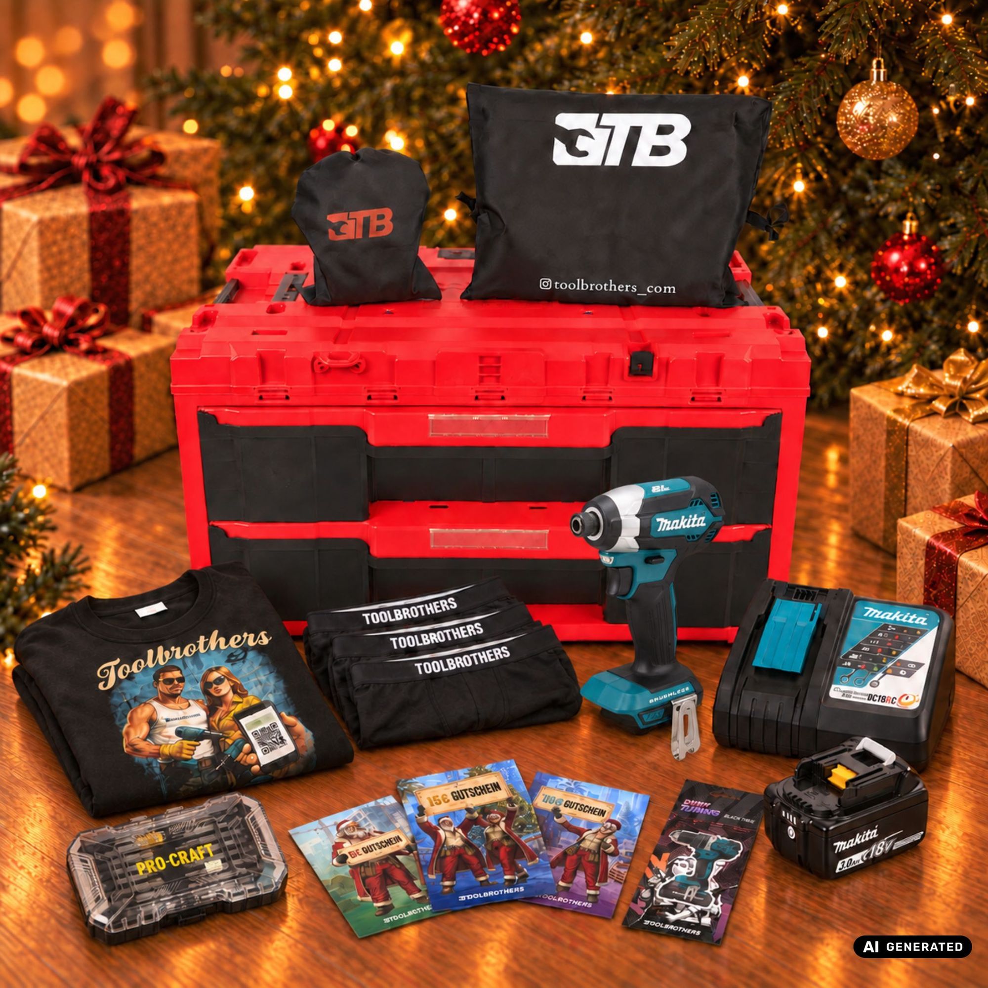 Toolbrothers Powertools Adventskalender 2026 Makita DTD153Z Edition Gr M 0 - toolbrothers