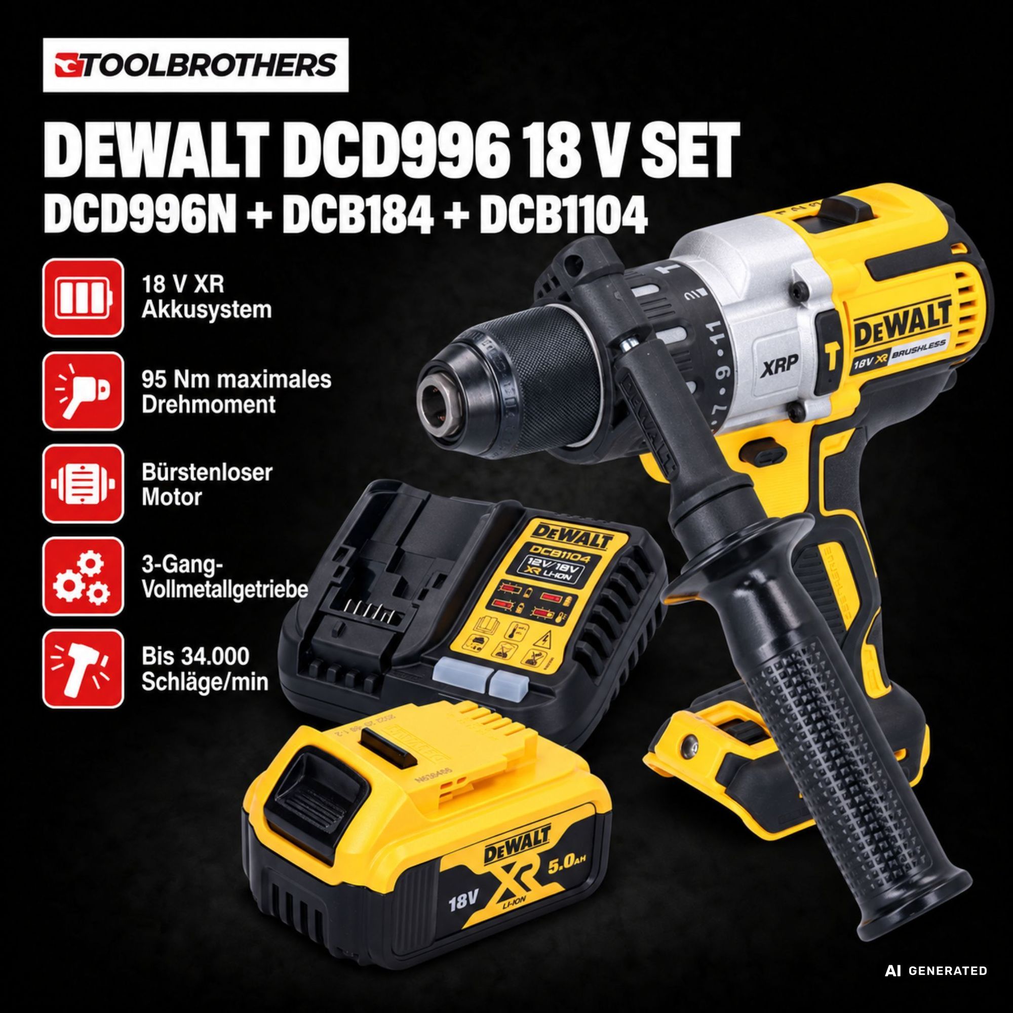 Toolbrothers Powertools Kalender 2026 DeWalt DCD996N Edition Gr S 1 - toolbrothers