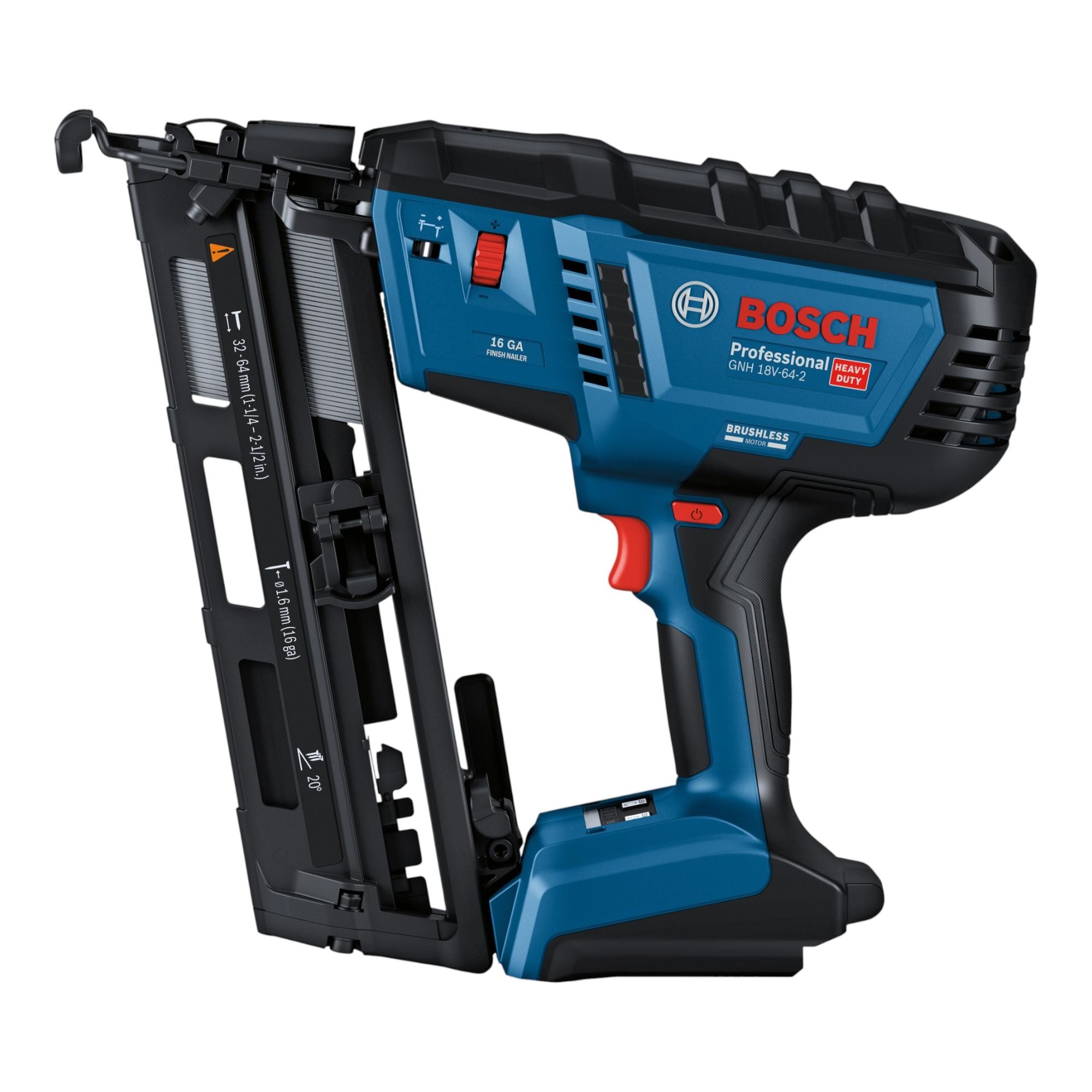 Bosch GNH 18V 64 2 Professional Akku Holznagler 18 V 1 6 x 32 64 mm Brushless 2x Akku 4 0 Ah Ladegeraet 2 - toolbrothers