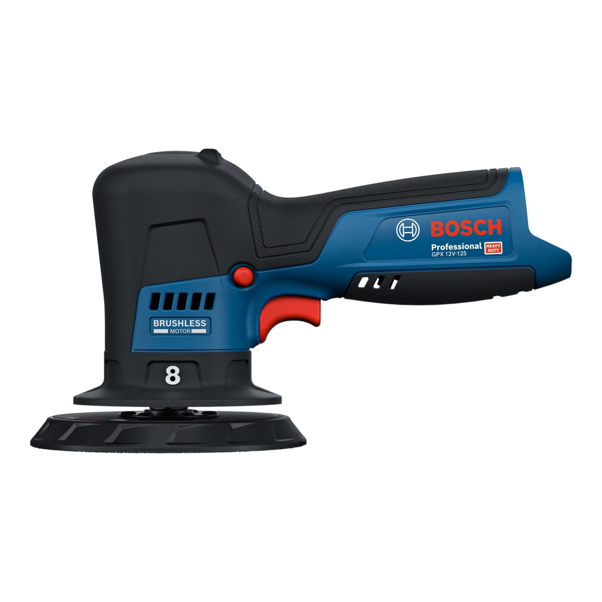 Bosch GPX 12V 125 Akku Polierer 12 V 125 mm Brushless 1x Akku 6 0 Ah ohne Ladegeraet 1 - toolbrothers