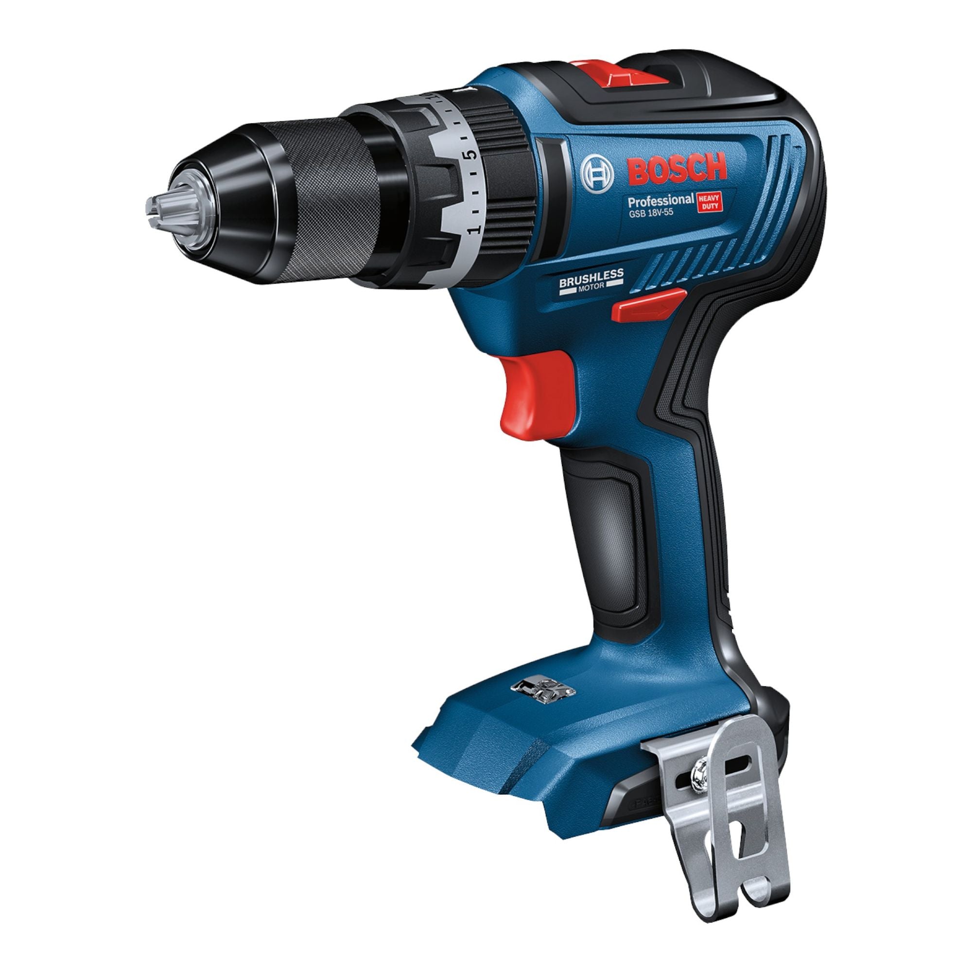 Bosch GSB 18V 55 Professional Akku Schlagbohrschrauber 18 V 55 Nm Brushless 2x Akku 2 0 Ah Ladegeraet L Case 1 - toolbrothers