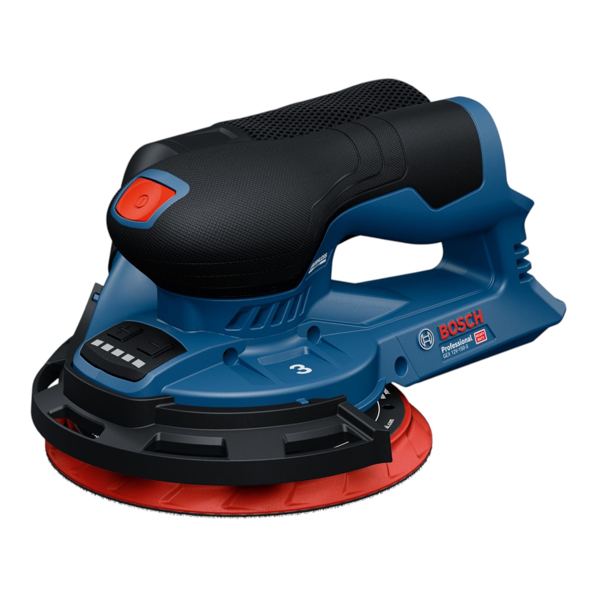 Bosch GEX 12V 150 3 Professional Akku Exzenterschleifer 12 V 150 mm Brushless 1x Akku 3 0 Ah ohne Ladegeraet 1 - toolbrothers