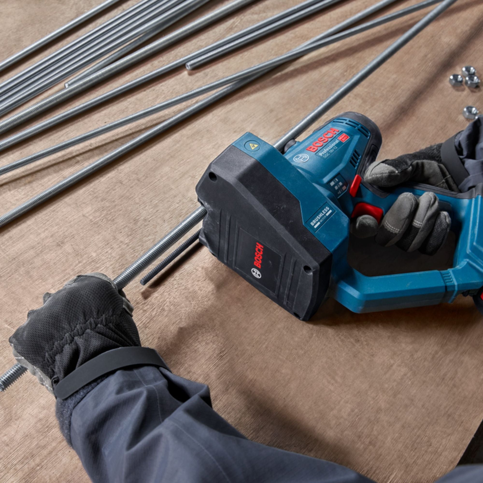 Bosch GGC 18V 12 Professional Akku Gewindestangenschneider 18 V M12 1x Akku 5 0 Ah Ladegeraet 3 - toolbrothers
