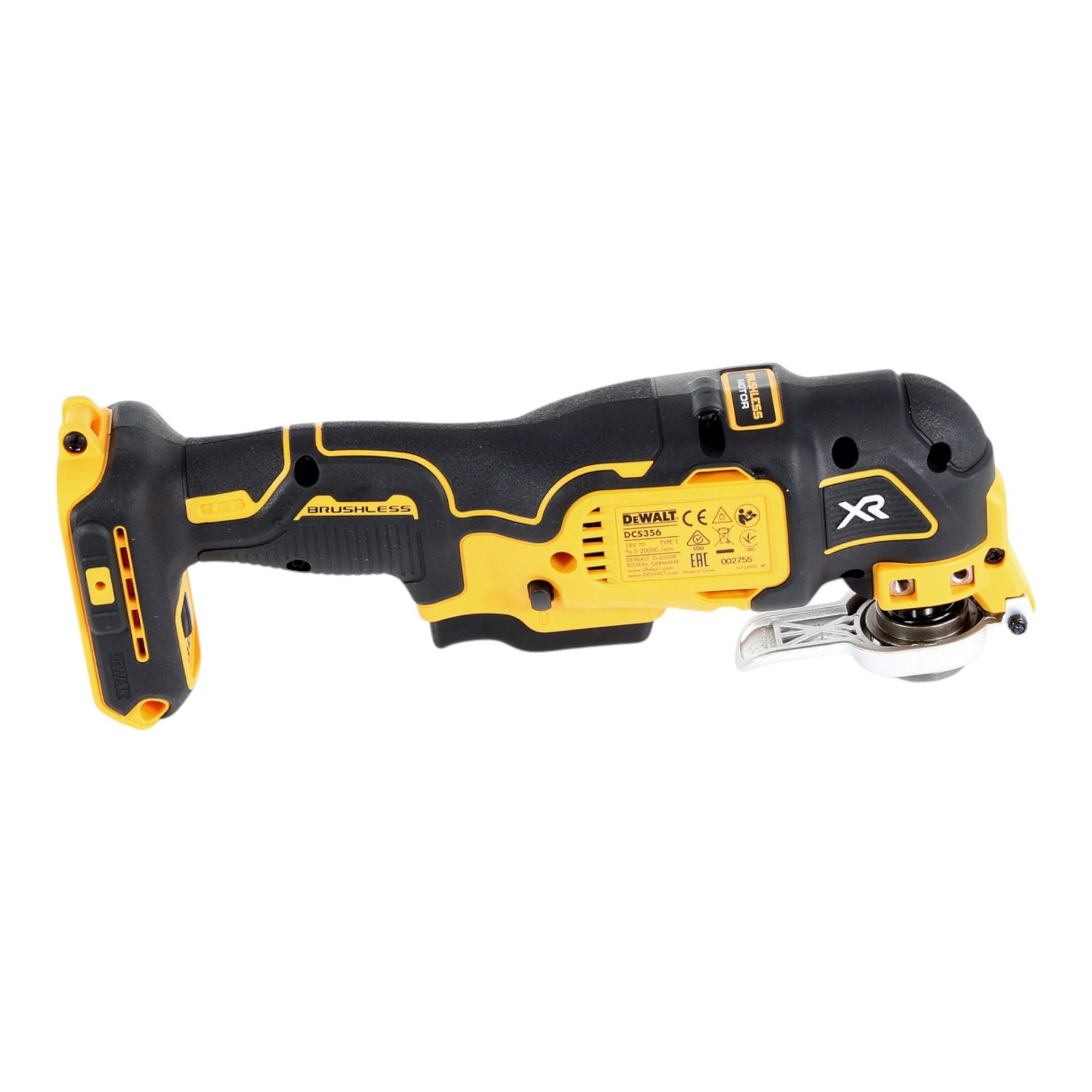 DeWalt DCS 356 D1T Akku Multitool 18 V Brushless 1x Akku 2 0 Ah Ladegeraet 20 tlg Zubehoer TSTAK 4 - toolbrothers