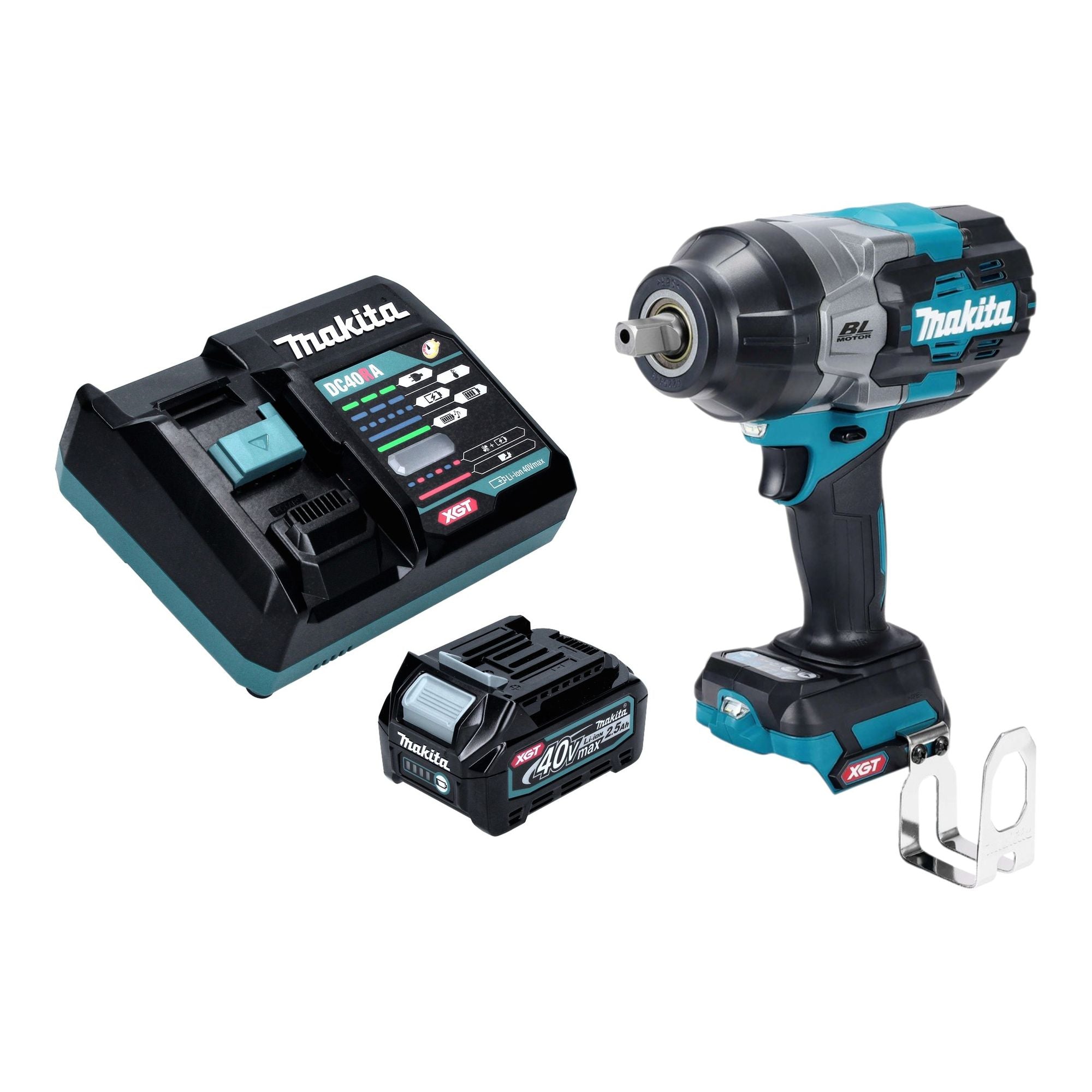 Makita TW 003 GD101 Akku Schlagschrauber 40 V max 1360 Nm 1 2 Brushless 1x Akku 2 5 Ah Ladegeraet 0 - toolbrothers