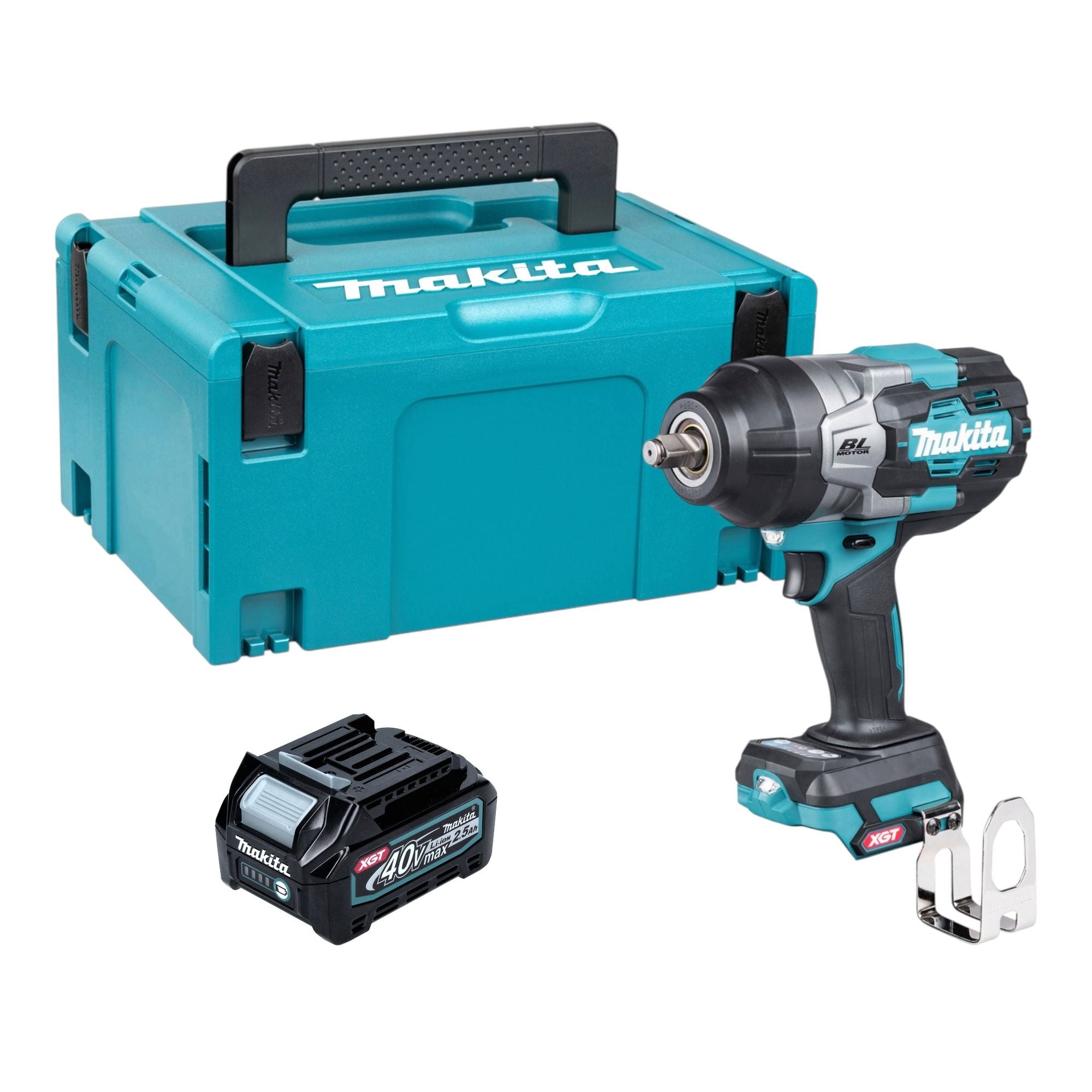 Makita TW 002 GD101 Akku Schlagschrauber 40 V max 2200 Nm 1 2 Brushless 1x Akku 2 5 Ah Makpac ohne Ladegeraet 0 - toolbrothers