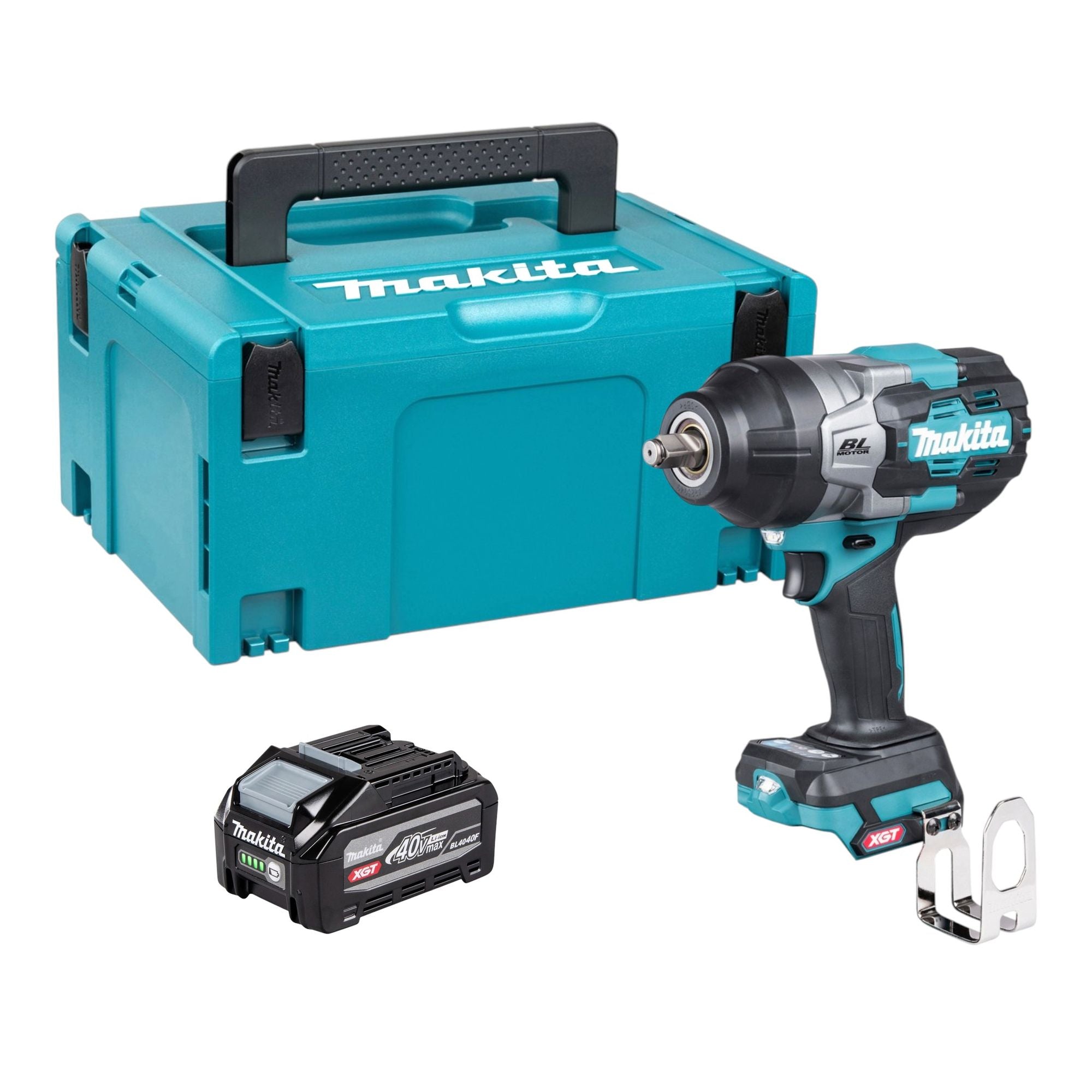 Makita TW 002 GU101 Akku Schlagschrauber 40 V max 2200 Nm 1 2 Brushless 1x Akku 4 0 Ah Makpac ohne Ladegeraet 0 - toolbrothers