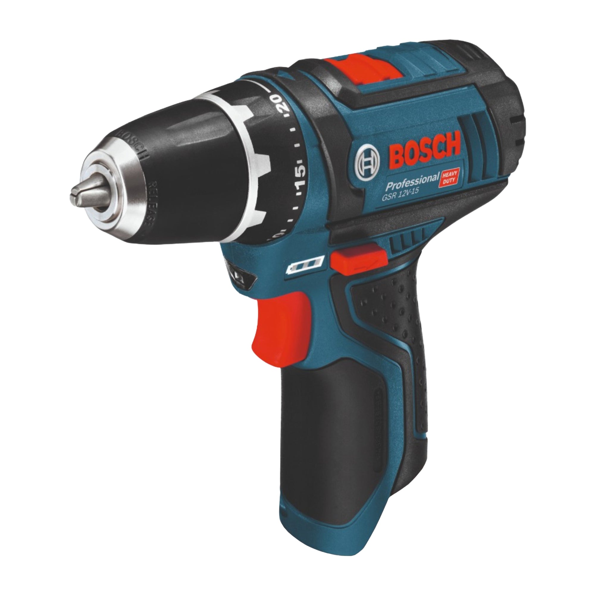 Bosch GSR 12V 15 Professional Akku Bohrschrauber 12 V 30 Nm 1x Akku 2 0 Ah ohne Ladegeraet 1 - toolbrothers