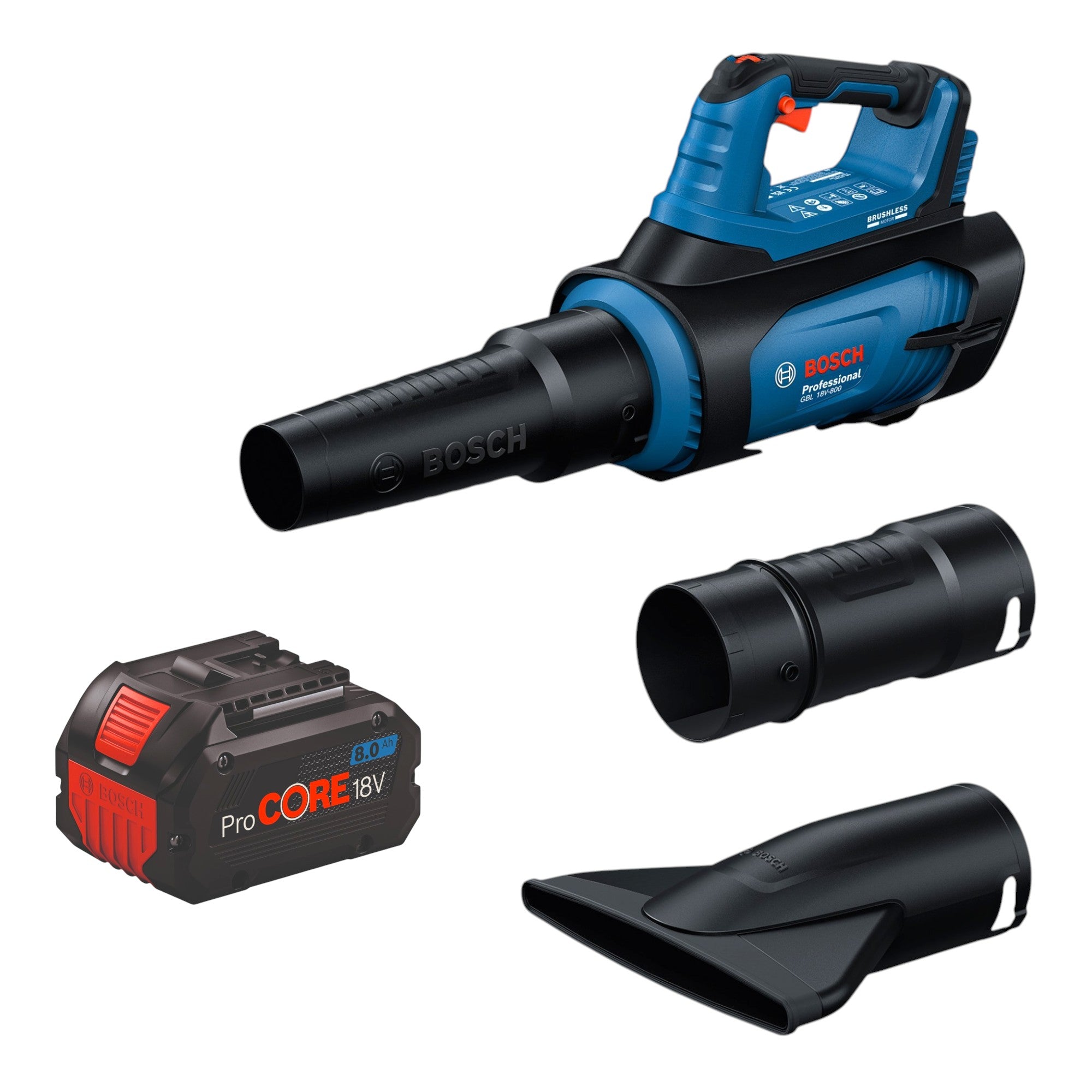 Bosch GBL 18V 800 Professional Akku Geblaese 18 V Brushless 1x ProCORE Akku 8 0 Ah ohne Ladegeraet 0 - toolbrothers