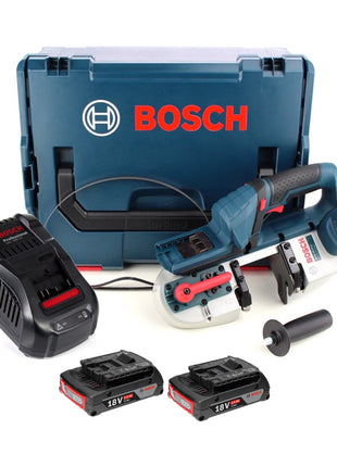 Bosch GCB 18 V-LI Akku Bandsäge 18V + 2x Akku 2,0Ah + Ladegerät + L-Boxx - Toolbrothers