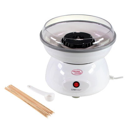 Clatronic Zuckerwattemaschine ( ZWM 3478 ) 500W + Messlöffel + 10x Holzstäbchen - Toolbrothers