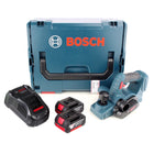 Bosch GHO 18 V-LI Akku Hobel 18V + 2x Akku 3,0Ah + Ladegerät + L-Boxx - Toolbrothers