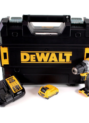 DeWalt DCD 701 D1 Akku Bohrschrauber 12V 57,5Nm Brushless + 1x Akku 2,0Ah + Ladegerät + TSTAK - Toolbrothers