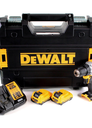 DeWalt DCD 701 D2 Akku Bohrschrauber 12V 57,5Nm Brushless + 2x Akku 2,0Ah + Ladegerät + TSTAK - Toolbrothers