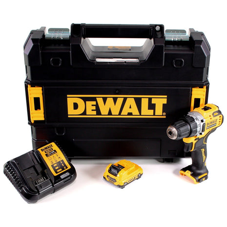 DeWalt DCD 701 L1 Akku Bohrschrauber 12V 57,5Nm Brushless + 1x Akku 3,0Ah + Ladegerät + TSTAK - Toolbrothers