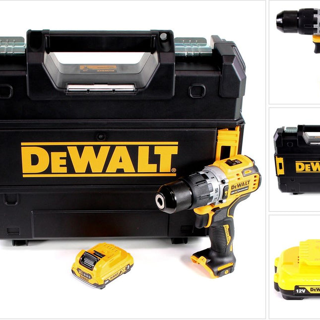 DeWalt DCD 706 NT Akku Schlagbohrschrauber 12V 57,5Nm Brushless + 1x Akku 3,0Ah + TSTAK - ohne Ladegerät - Toolbrothers