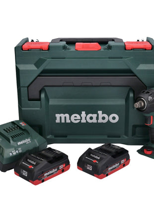 Metabo SSW 18 LTX 300 BL Akku Schlagschrauber 18 V 300 Nm 1/2" Brushless ( 602395800 ) + 2x Akku 4,0 Ah + Ladegerät + metaBOX - Toolbrothers