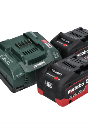 Metabo SSW 18 LTX 300 BL Akku Schlagschrauber 18 V 300 Nm 1/2" Brushless + 2x Akku 5,5 Ah + Ladegerät + metaBOX - Toolbrothers