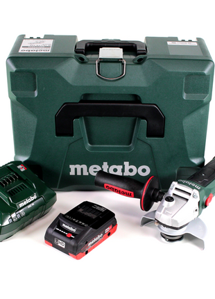 Metabo W 18 LTX 125 Quick Akku Winkelschleifer 18V 125mm ( 602174840 ) mit MetaLoc + 1x  Akku 4,0 Ah + Ladegerät - Toolbrothers