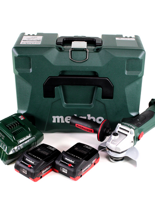 Metabo W 18 LTX 125 Quick Akku Winkelschleifer 18V 125mm ( 602174840 ) mit MetaLoc + 2x Akku 4,0 Ah + Ladegerät - Toolbrothers