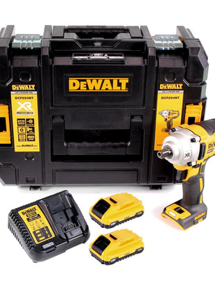 DeWalt DCF 894 L2 Akku Schlagschrauber 18 V 447 Nm 1/2" Brushless + 2x Akku 3,0 Ah + Ladegerät + TSTAK - Toolbrothers