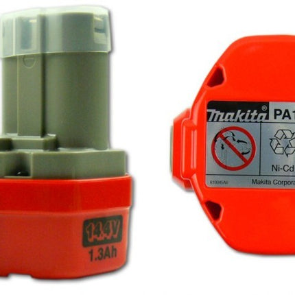 Makita 8281 DWPE 14,4V Akku Schlagbohrschrauber + 2x Makita AKKU 1420 1,3 mAh + DC1414  + Koffer - Toolbrothers