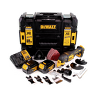 DeWalt DCS 356 M2 Akku Multitool 18V Brushless + 35tlg. Zubehör + 2x Akku 4,0Ah + Ladegerät + TSTAK - Toolbrothers
