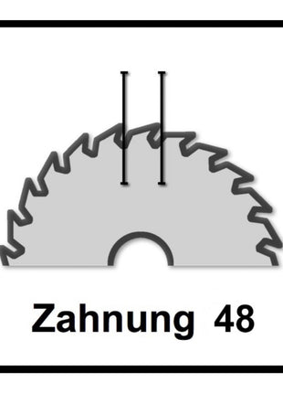 Bosch Kreissägeblatt Standard for Wood 165 x 1,5 x 15,875 mm 48 Zähne (2x 2608837683 ) - Toolbrothers