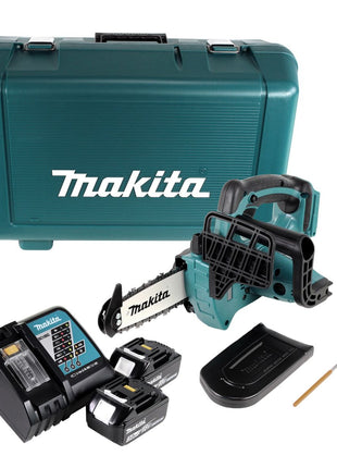 Makita DUC 122 RFE Akku Kettensäge 18V 1/4" 115mm + 2x Akku 3,0Ah + Ladegerät + Koffer - Toolbrothers