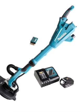 Makita DSL 800 RM1U Akku Langhalsschleifer 225mm 18V Brushless + 1x Akku 4,0Ah + Ladegerät + Tasche - Toolbrothers