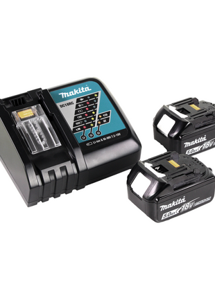 Makita DMR 115 RT Akku Baustellenradio 12V - 18V  Bluetooth DAB+ IP65- + 2x Akku 5,0 Ah + Ladegerät - Toolbrothers