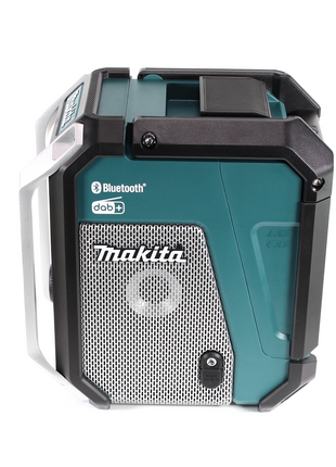 Makita DMR 115 RG Akku Baustellenradio 12V - 18V  Bluetooth DAB+ IP65- + 2x Akku 6,0 Ah + Ladegerät - Toolbrothers